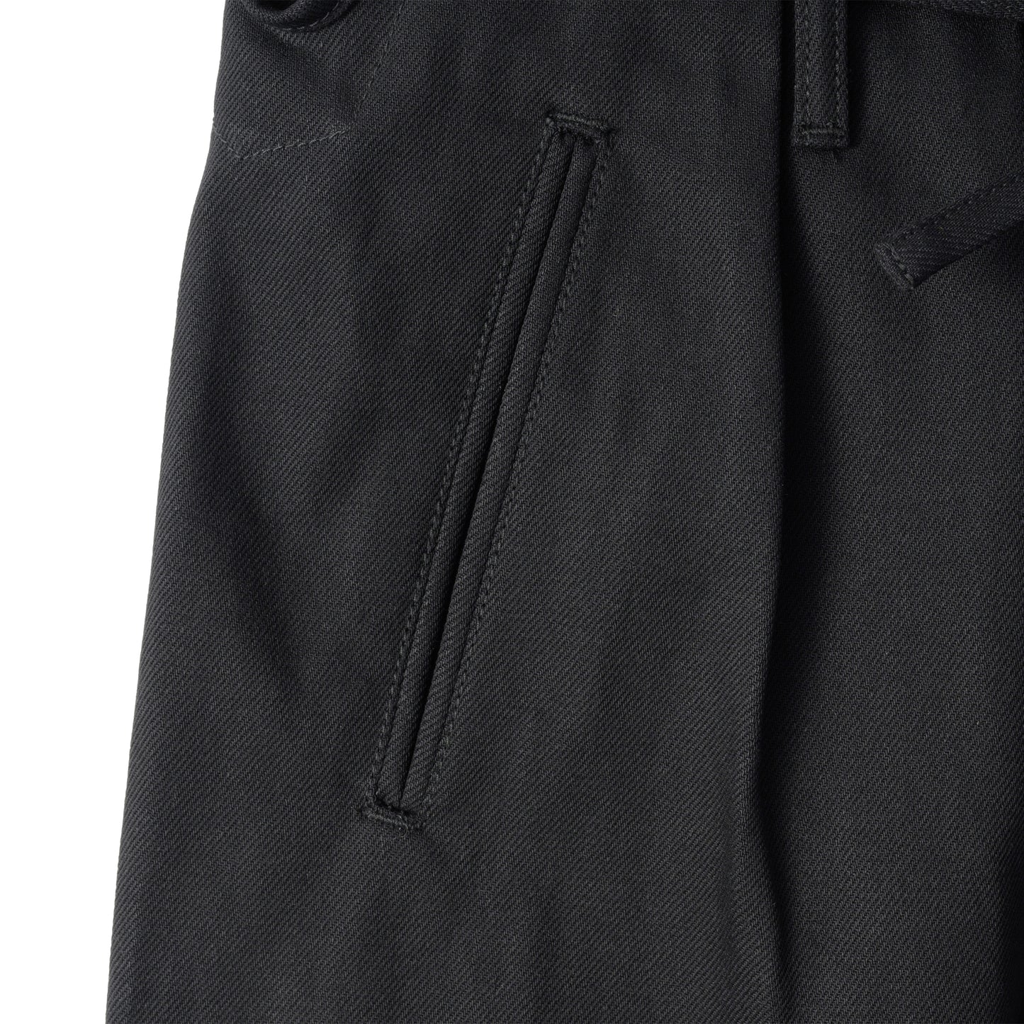 GI PANTS *REAL BLACK *KAIHARA DENIM