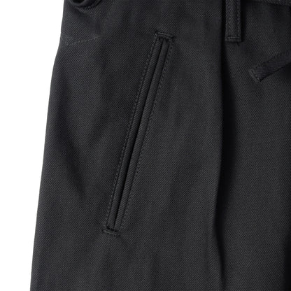 GI PANTS *REAL BLACK *KAIHARA DENIM