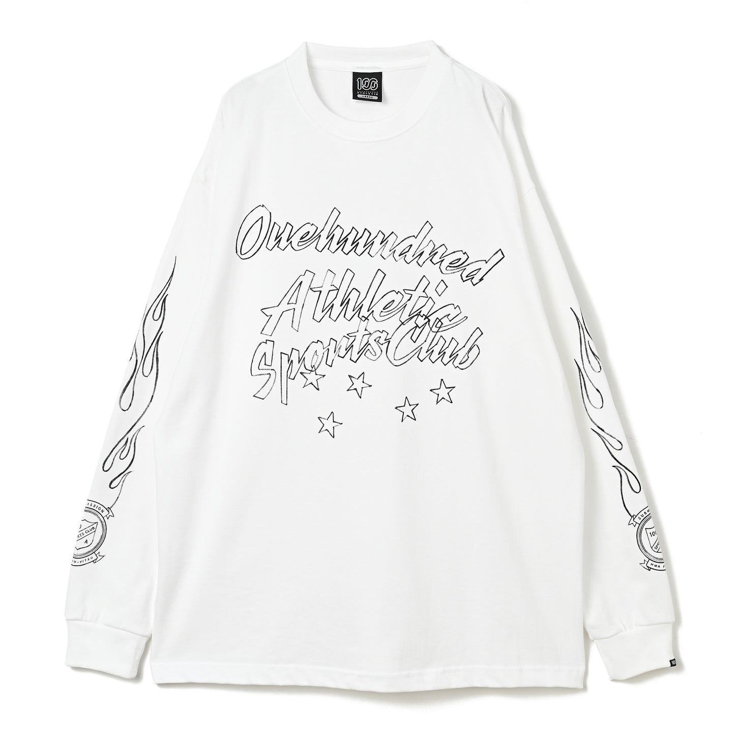 100A SPORTS CLUB HEAVYWEIGHT L/S TEE